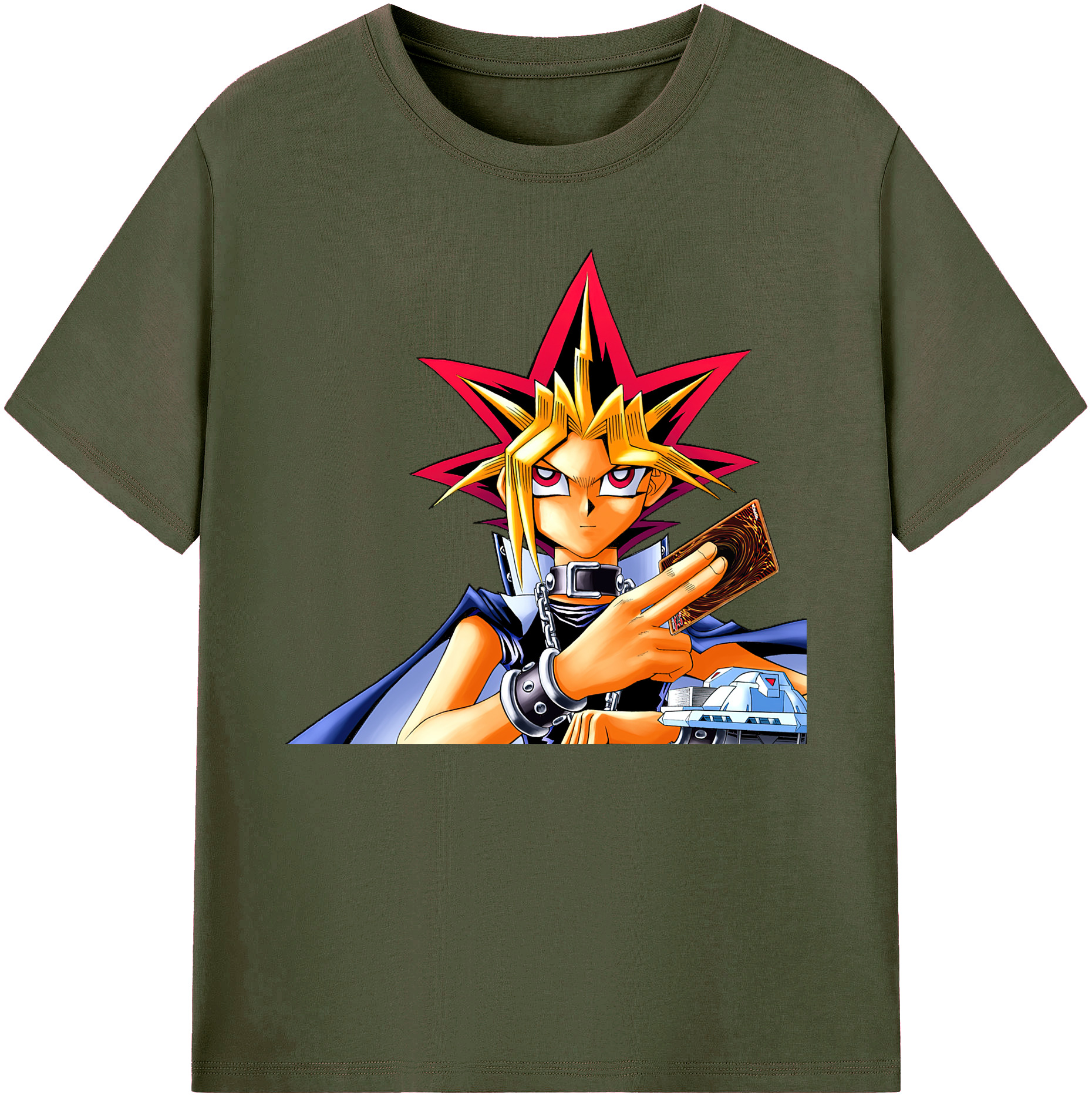 （画像用） 遊☆戯☆王 Yu-Gi-Oh! 綿100％ メンズ半袖Tシャツ｜肌触りやわらか＆通気性
